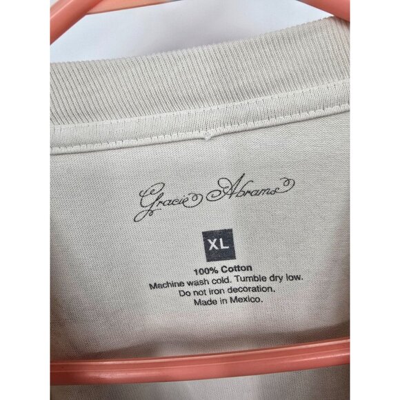 Gracie Abrams "The Good Riddance Tour" Official Merch Heavyweight Tee Size XL - Picture 3 of 5